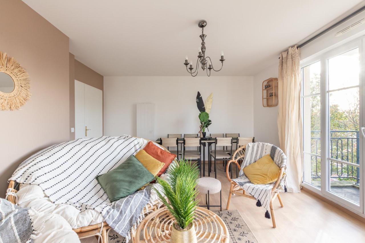 Luxe Flat For 7 - Fairytale Factory Apartment Bussy-Saint-Georges Bagian luar foto